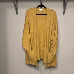 Topshop Tan Cardigan